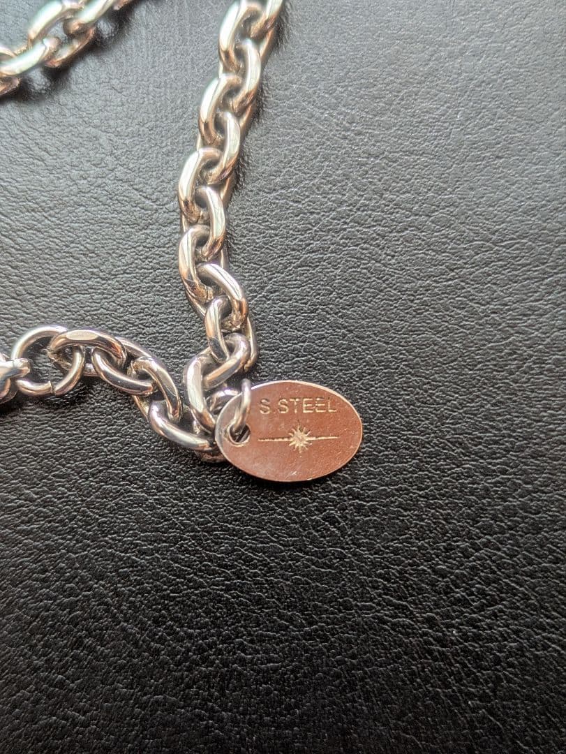 サードSAAD ステンレス アズキ 太チェーン 4.5mm幅 44cm