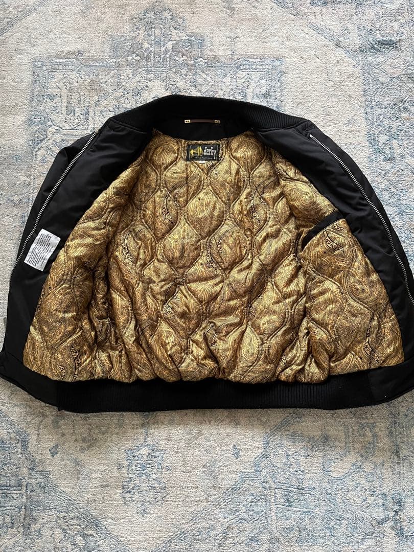【美品】黒金 S ダービーオブサンフランシスコ ダービージャケット 300
