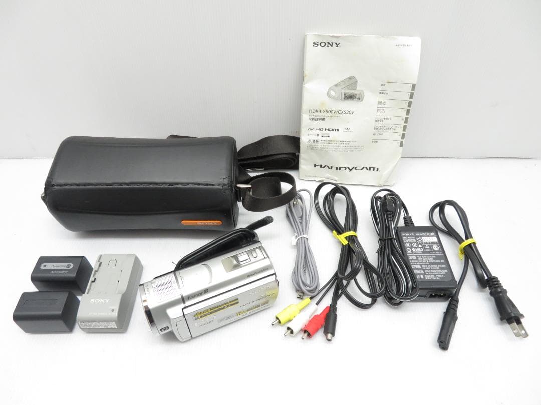 撮影確認済 SONY デジタルHDビデオカメラレコーダー HDR-CX500V