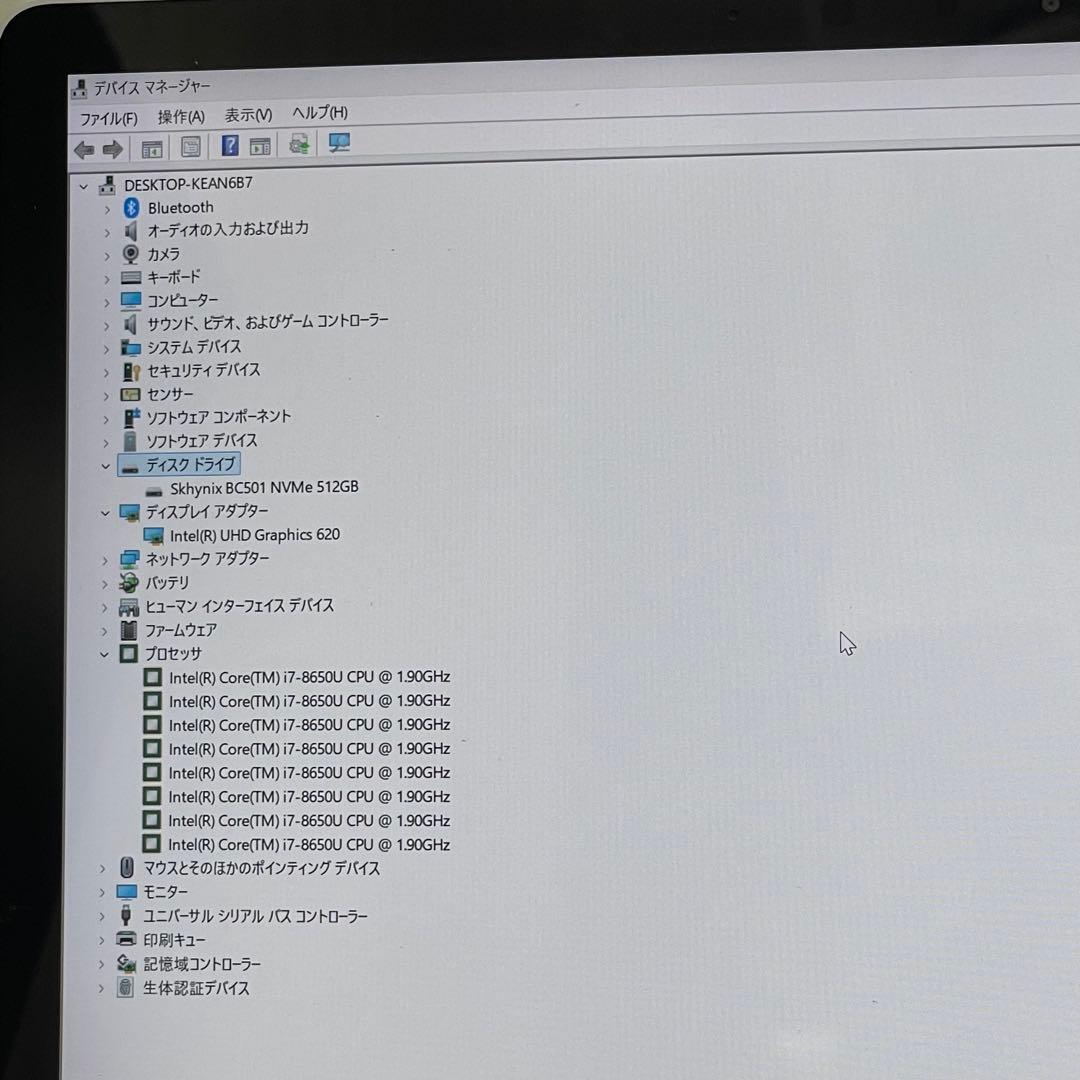 Windowsノート本体 #941 Surface Laptop 2 i7-8650U 16GBOffic