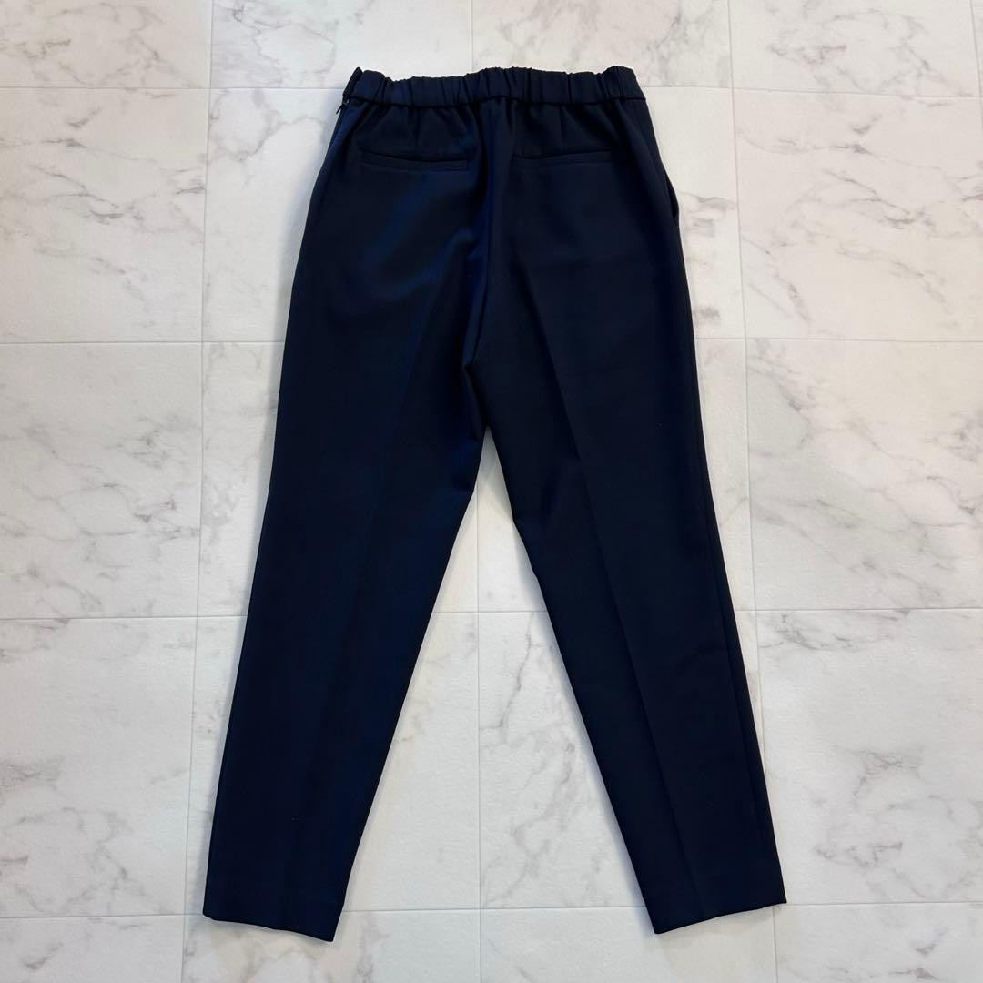 グリーンレーベルリラクシング　ダブルクロス ノーラペル ジャケットパンツ　洗える