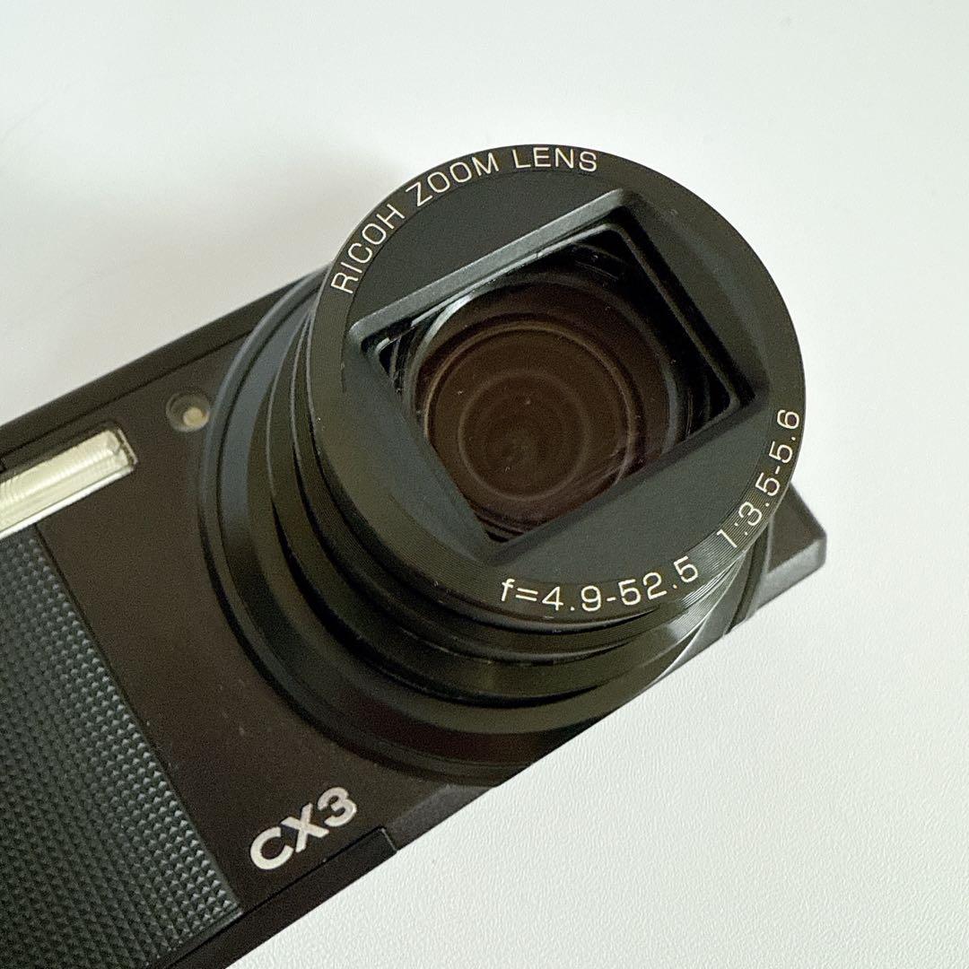 【動作確認済】 RICOH CX3 デジカメ オールドコンデジ リコー ブラック