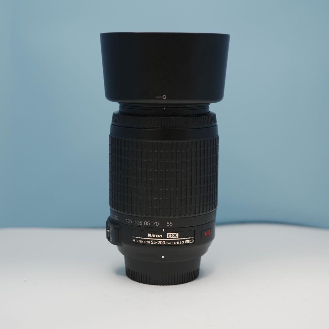 Nikon純正 55-200mm 望遠レンズ 美品 a4348