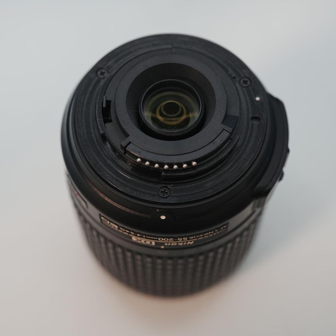 Nikon純正 55-200mm 望遠レンズ 美品 a4348