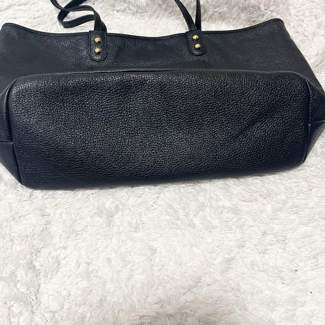 エトロ　リバーシブル　トートバッグ　ジャガード　レザー　ブラック　A4可能