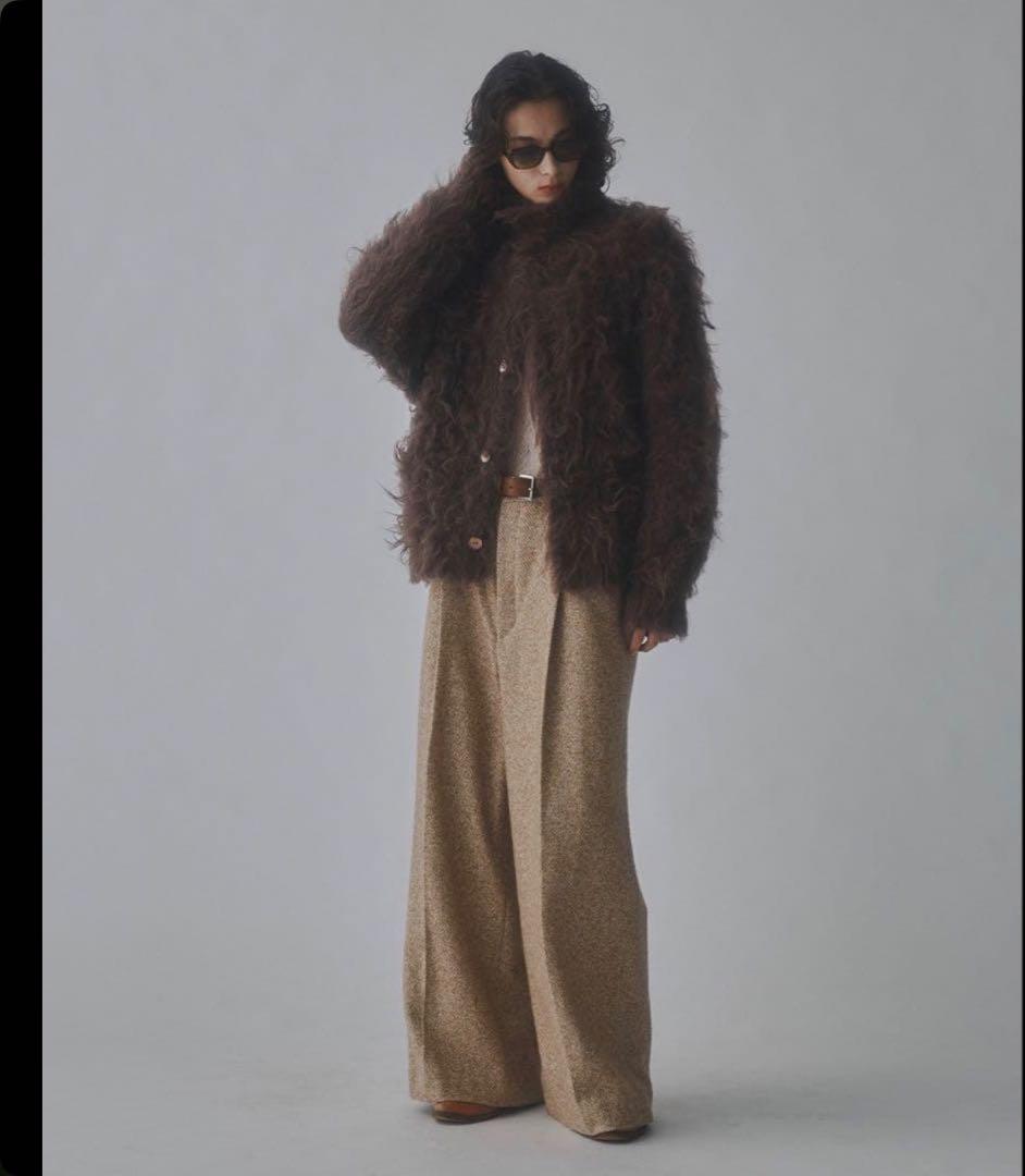 《UNISEX》MAISON SPECIAL for 久遠　シャギーニットシャツ