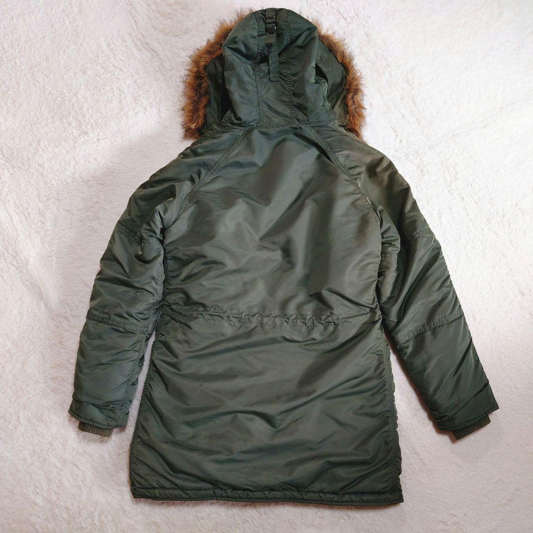 ALPHA N-3B 美品 カーキ Sサイズ ミリタリージャケット ラグラン