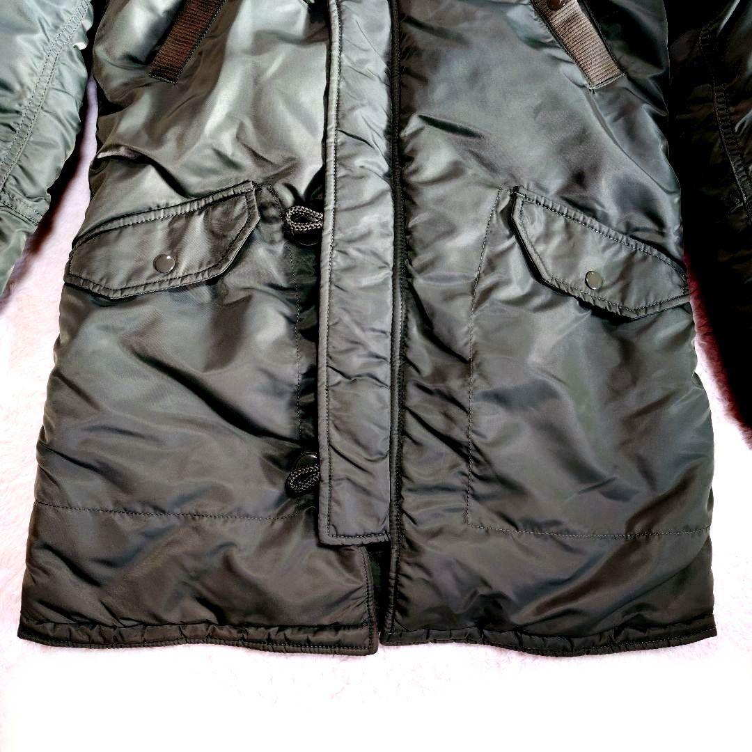 ALPHA N-3B 美品 カーキ Sサイズ ミリタリージャケット ラグラン