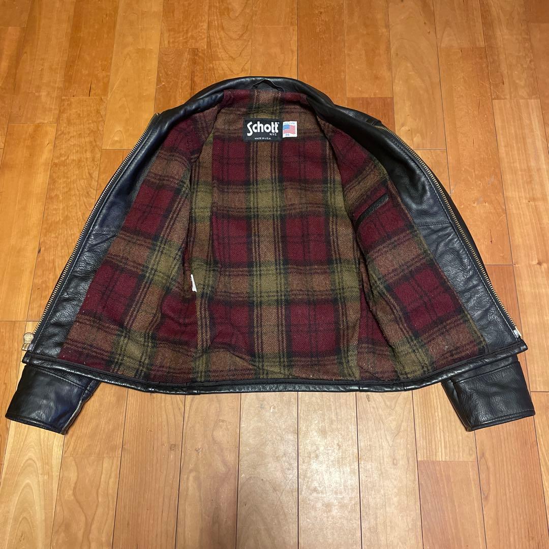 SCHOTT 681　レザージャケット　36　MADE IN USA