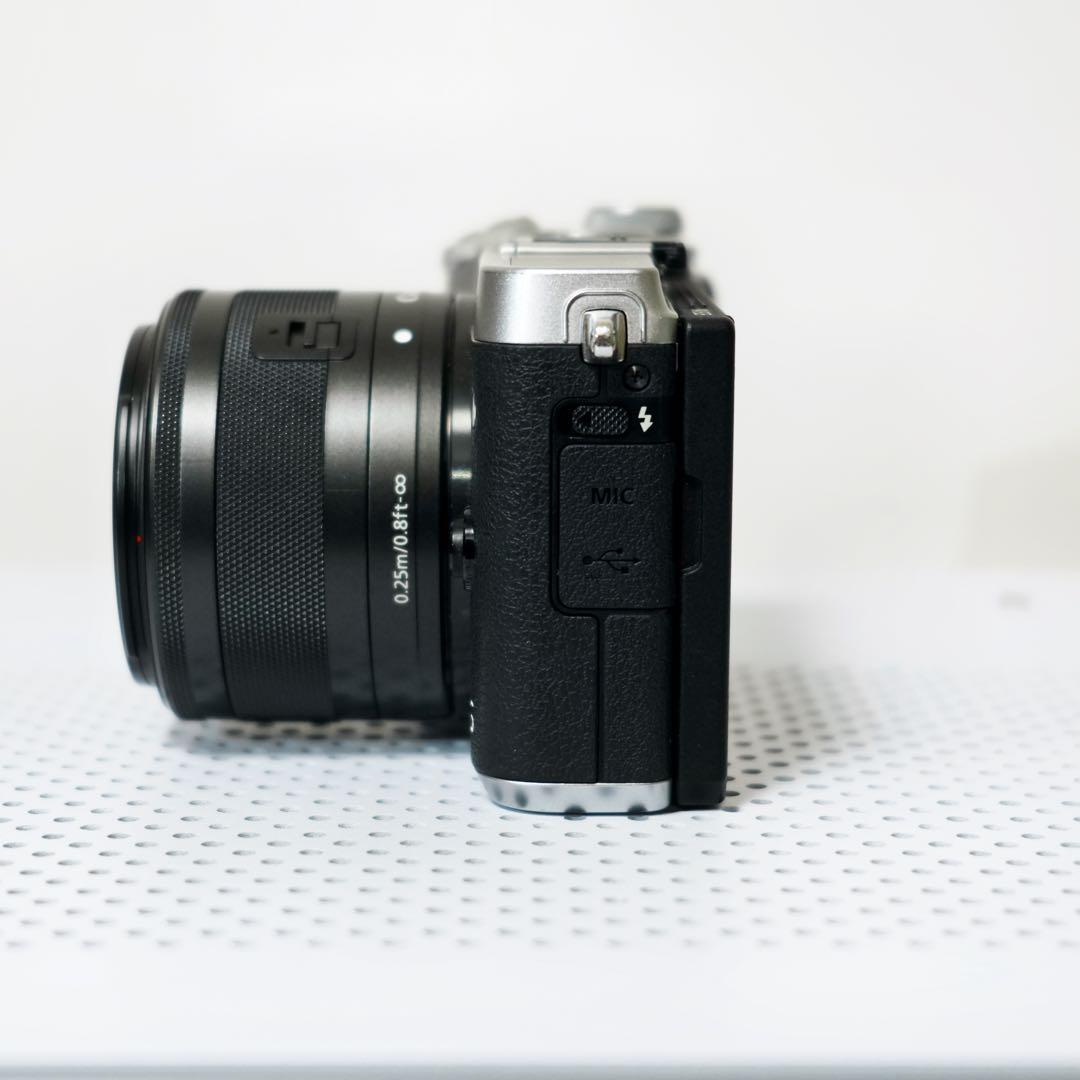 【美品】Canon EOS M6 シルバー EF-M15-45 レンズキット