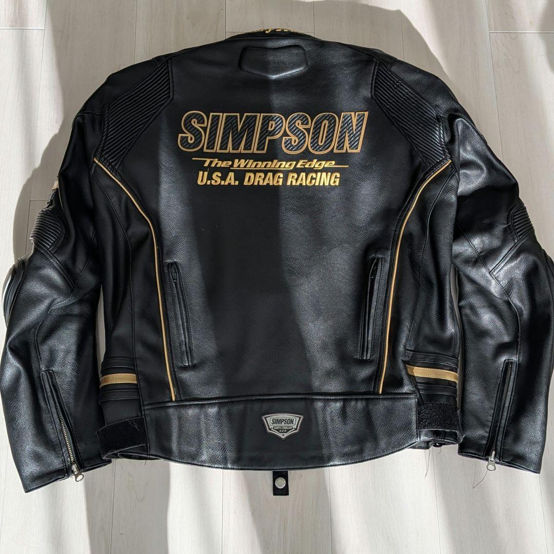 河*豚様 SIMSON ブラックレザー バイカー用ジャケット