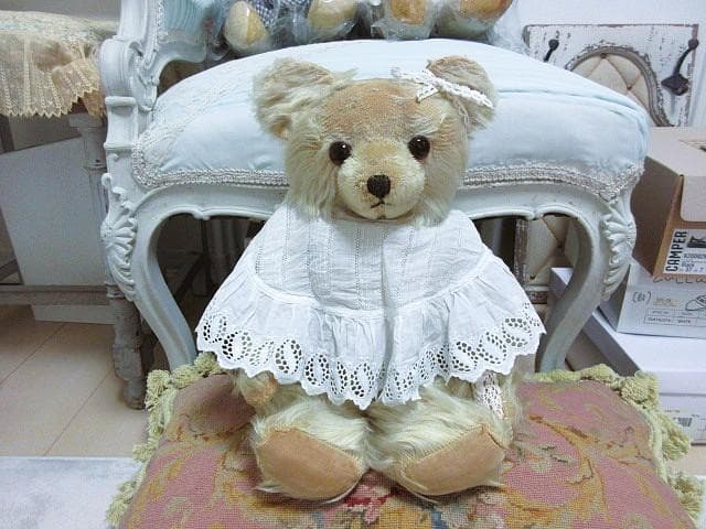 アンティークベア　ニッカーボッカー社　☆　天使みたいな子　テディベア