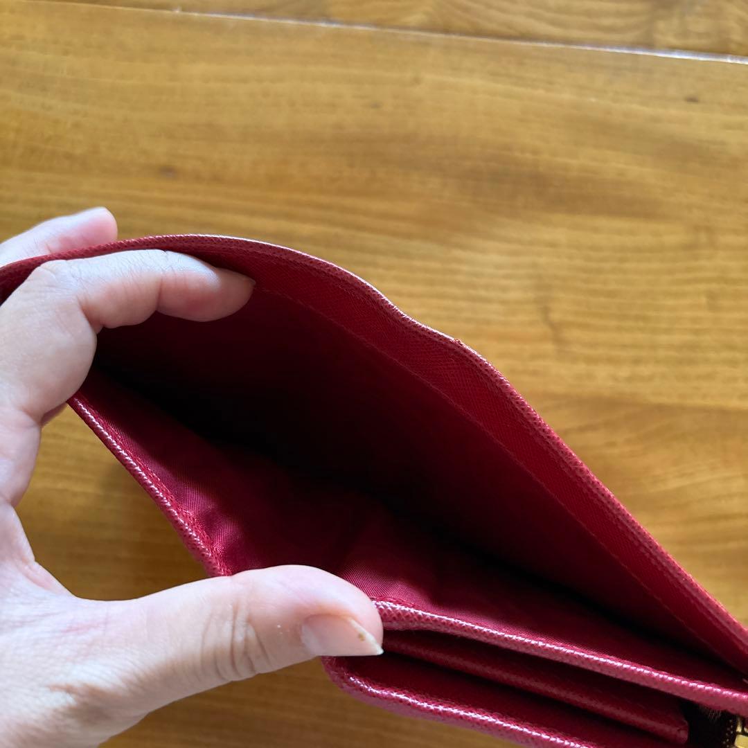 PRADA ピンク 二つ折り財布