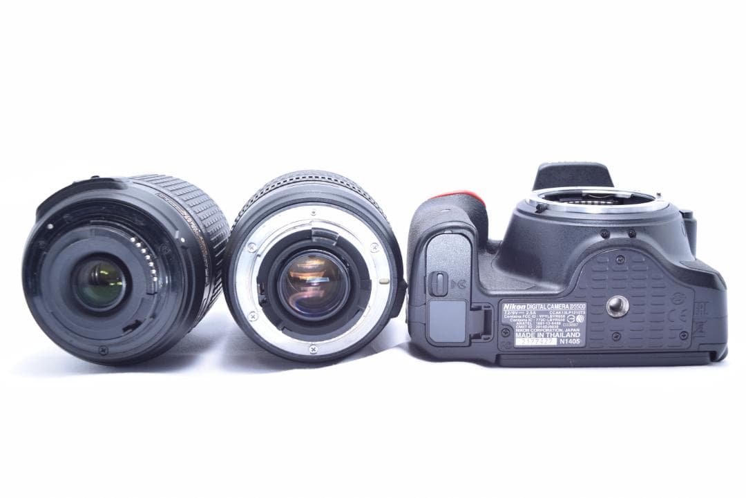➌Nikon D5500 Wレンズセット シングルレンズにも出来ます!!!