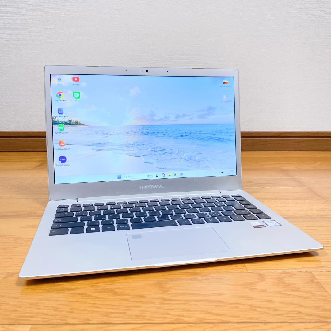 8世代i5 SSD256 メモリ8 すぐ使える薄型軽量ノートパソコン キーライト