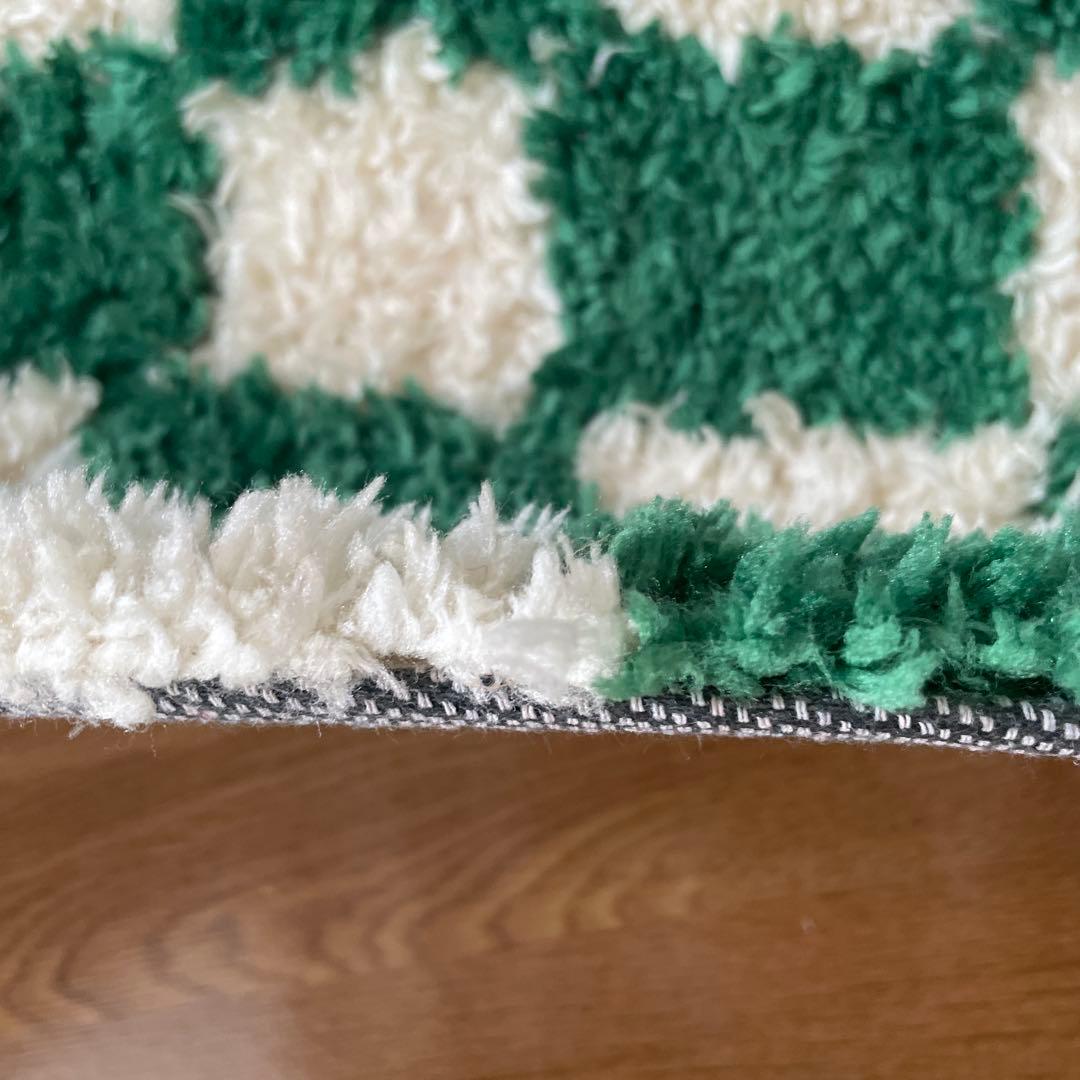 ブリッド モロッコ チェッカー ラグ ［140×200］