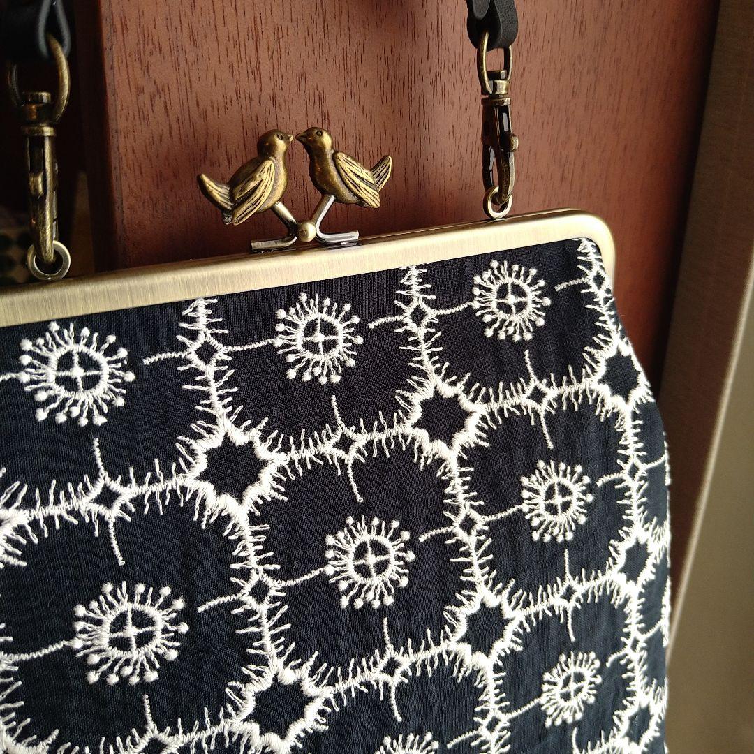 【専用です】小鳥の口金がま口 セレモニーバッグ ☆ミナペルホネン ハンドメイド