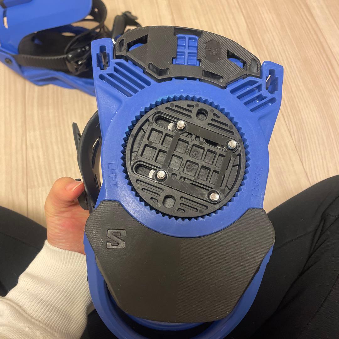SALOMON スノーボードビンディング ブルー　S レディース