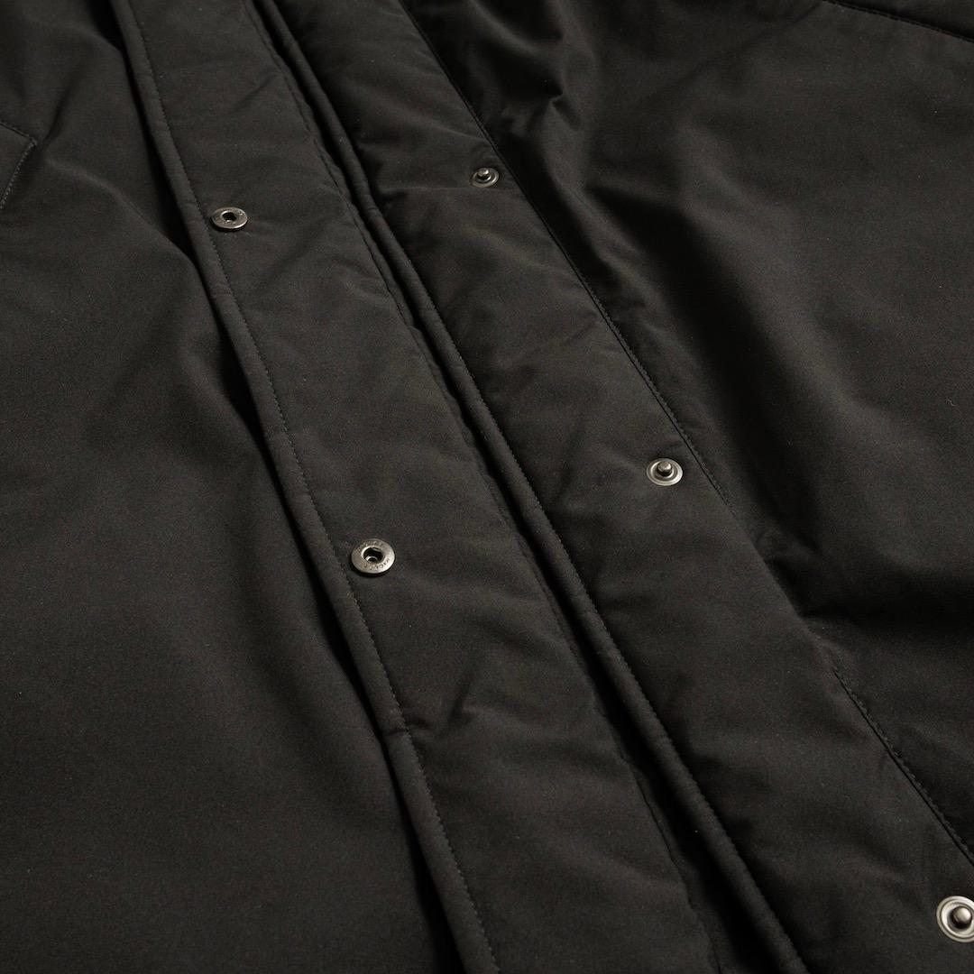 美品 スピックアンドスパン 撥水フーデッドダウンコート 36 ブラック