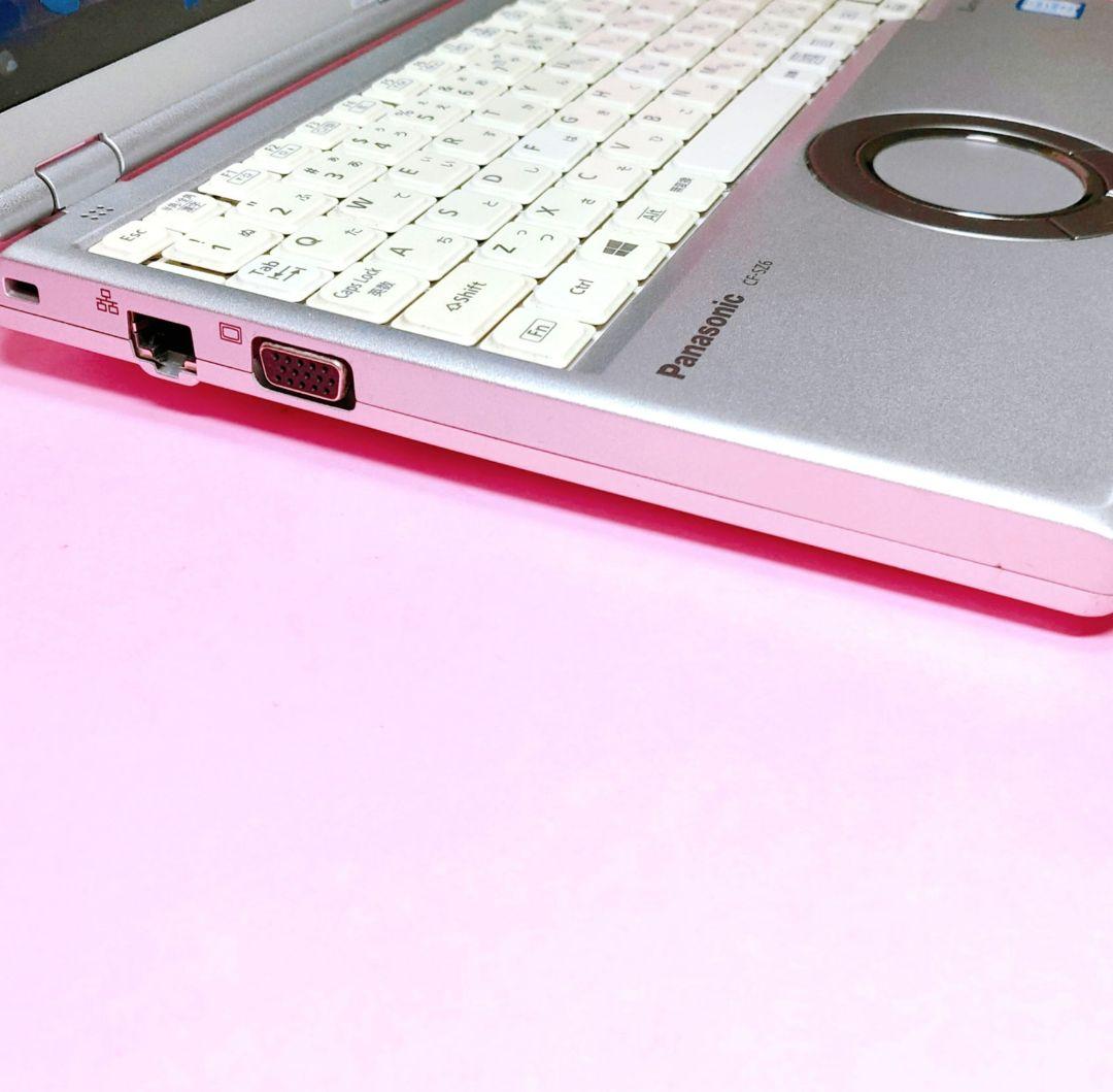 小型軽量‎❣️オフィス✨DVD✨SSD128✨i5✨カメラ付レッツノートパソコン