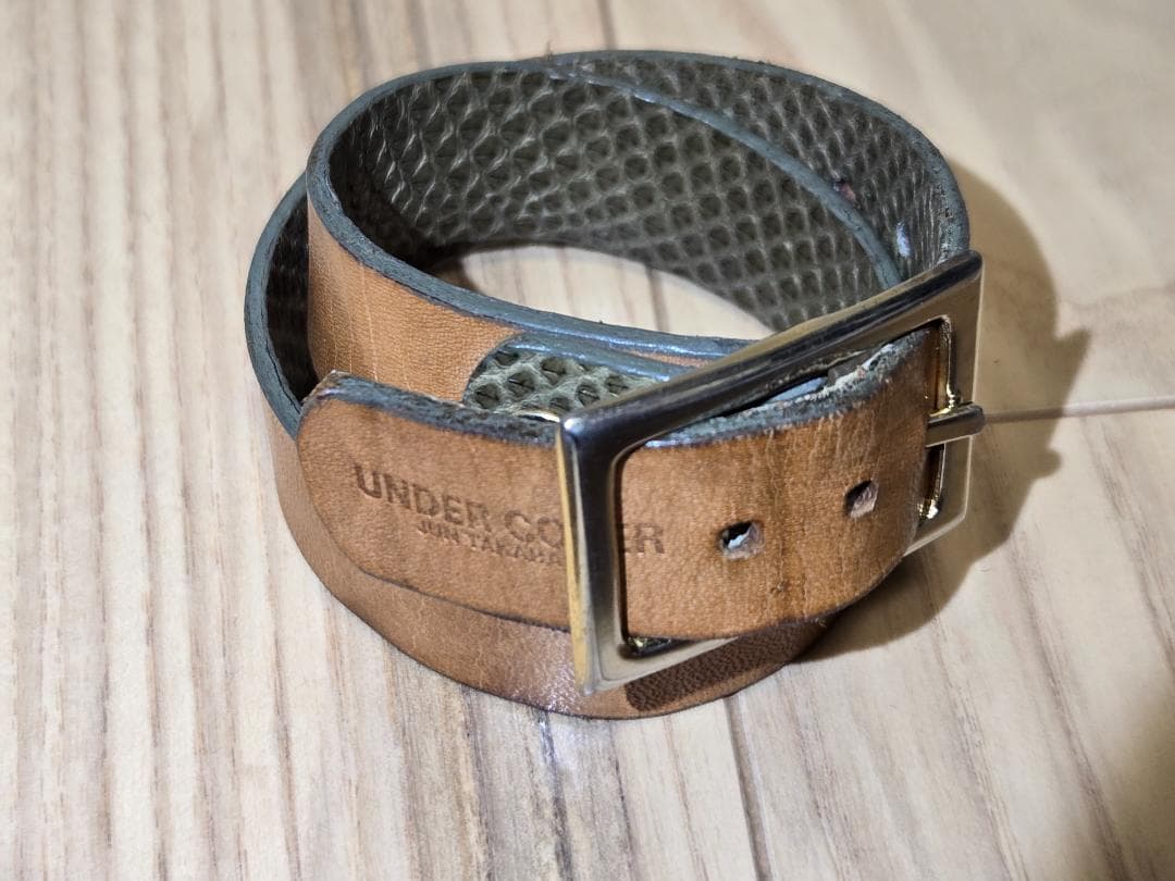 UNDER COVER アンダーカバー レザー ブレスレット バングル