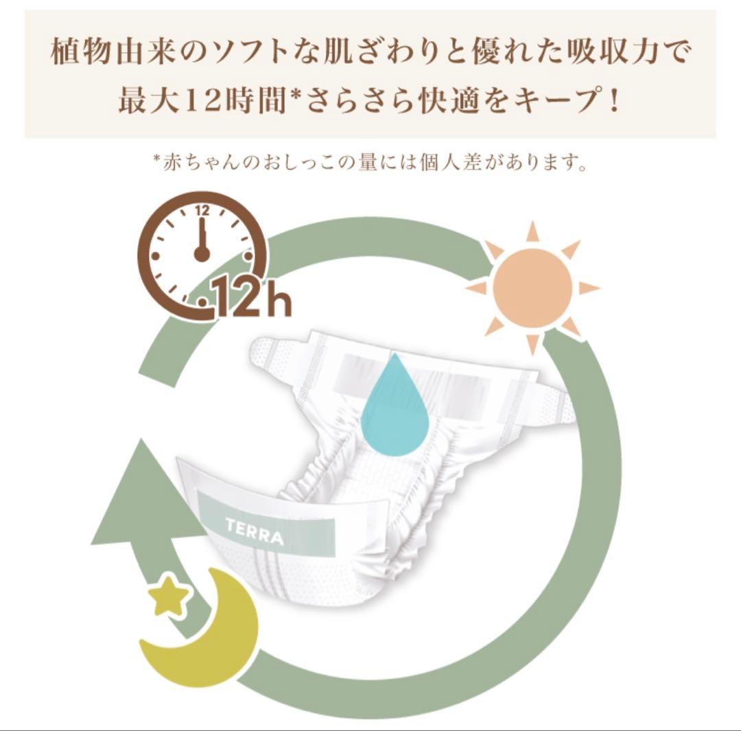 まんまる TERRA 植物由来のオムツ パンツタイプ 6パックセット