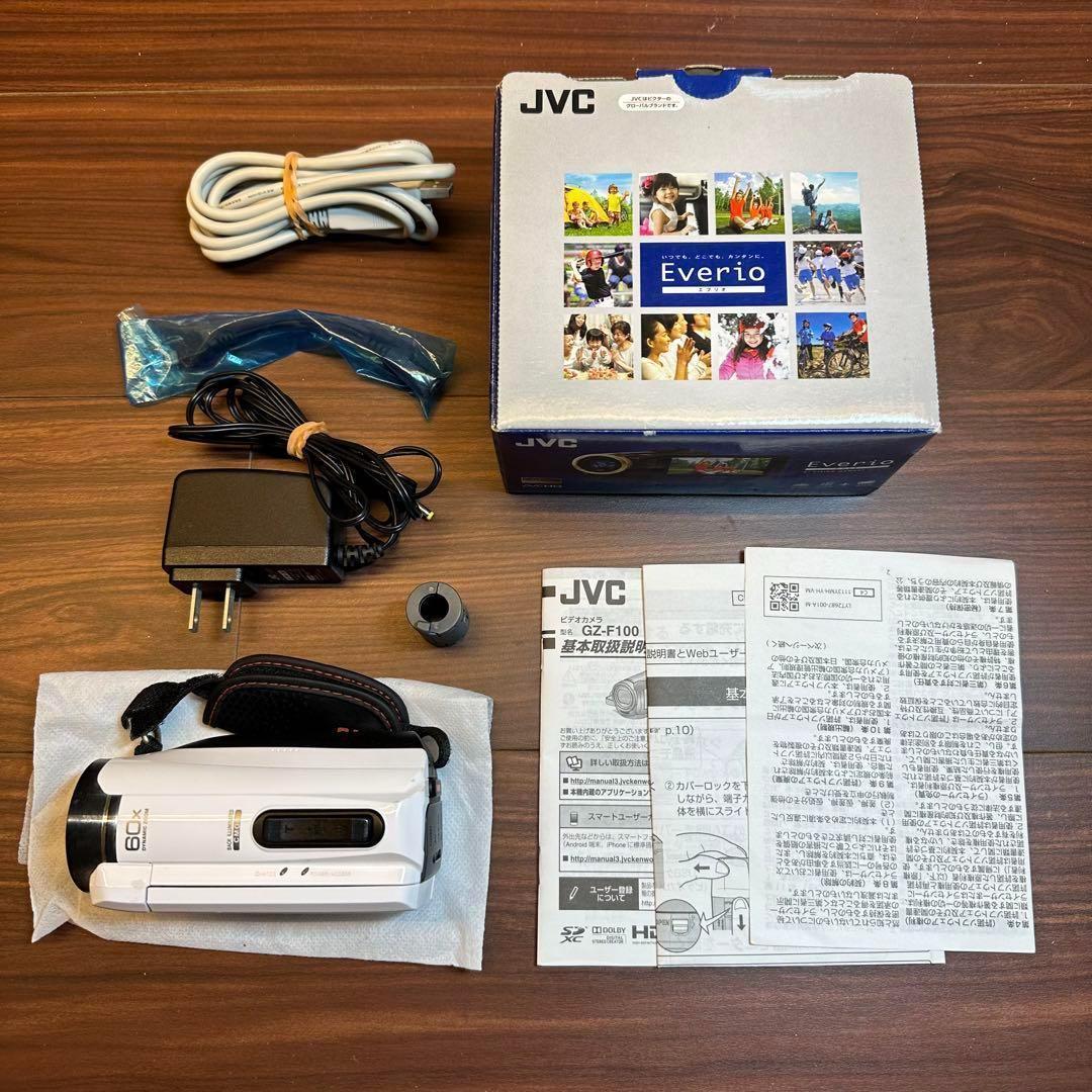 Victor JVC GZ-F100 ビデオカメラ 動作確認済み 0557