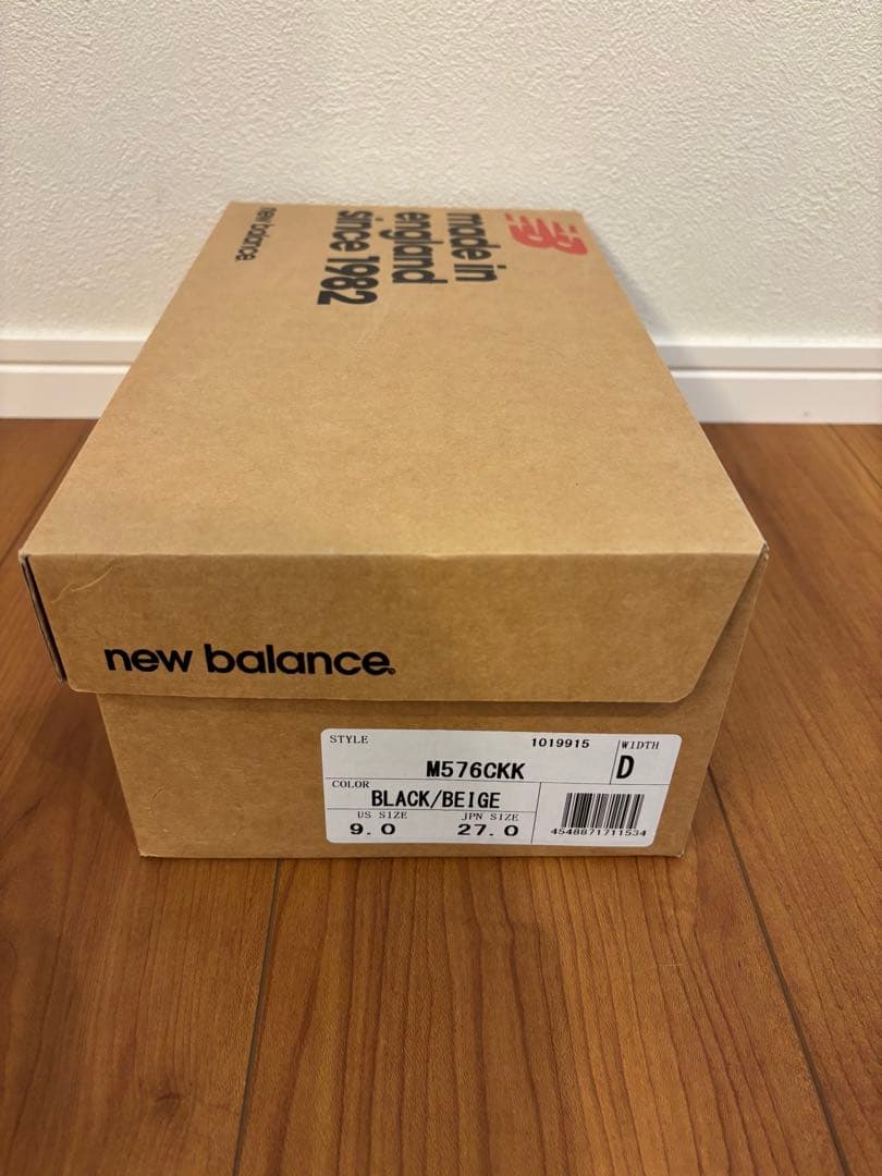 靴 New Balance 576CKK BLACK/BEIGE