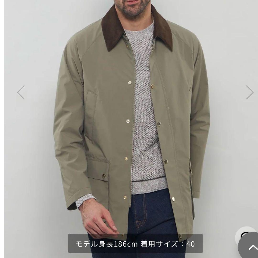 マッキントッシュ　カーキ　コート　Lサイズ