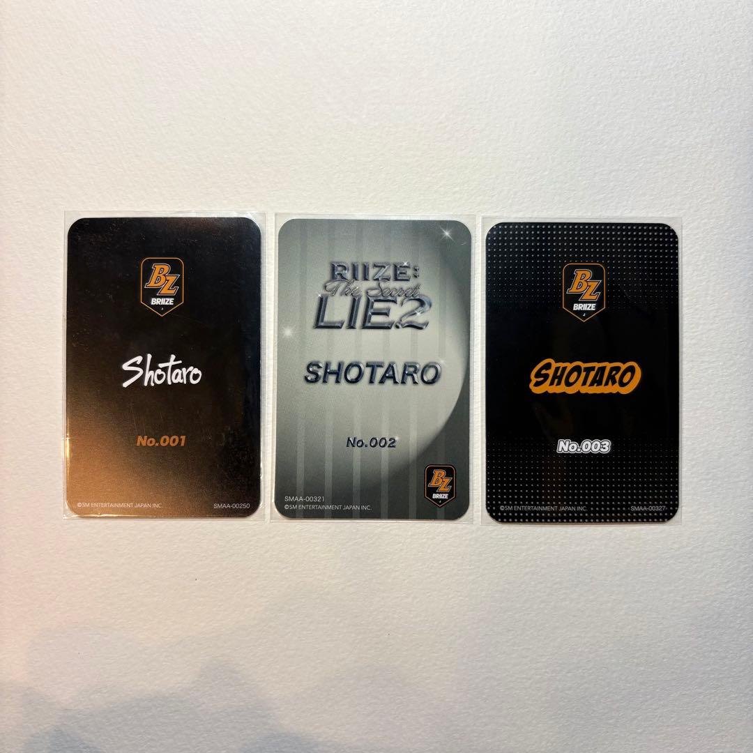 RIIZE ショウタロウ FC 特典 トレカ ファンクラブ