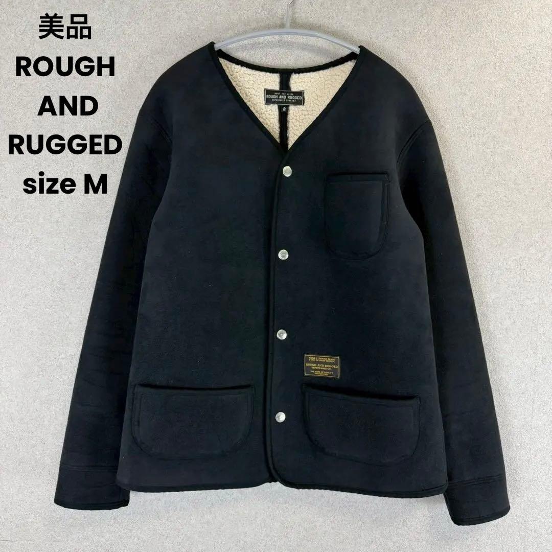 美品 ROUGH AND RUGGED ラフアンドラゲッド ノーカラー