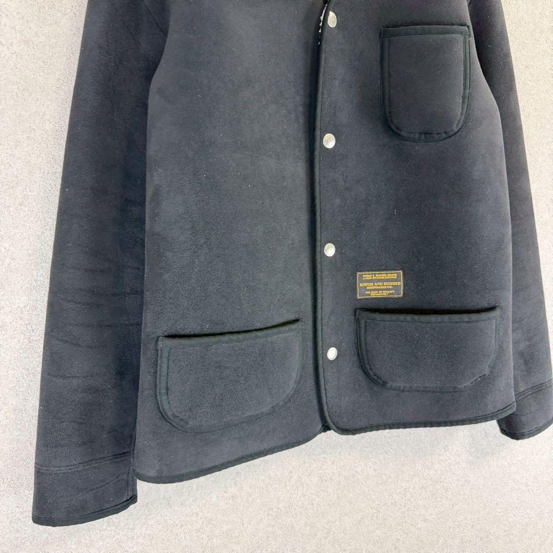 美品 ROUGH AND RUGGED ラフアンドラゲッド ノーカラー