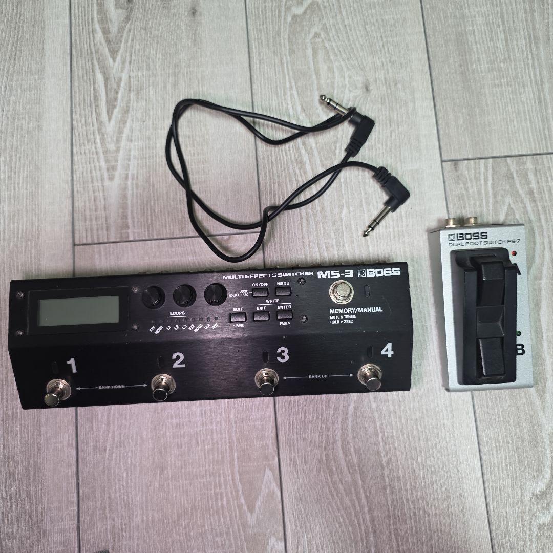 BOSS MS-3 MULTI EFFECTS SWITCHER　FS7　セット