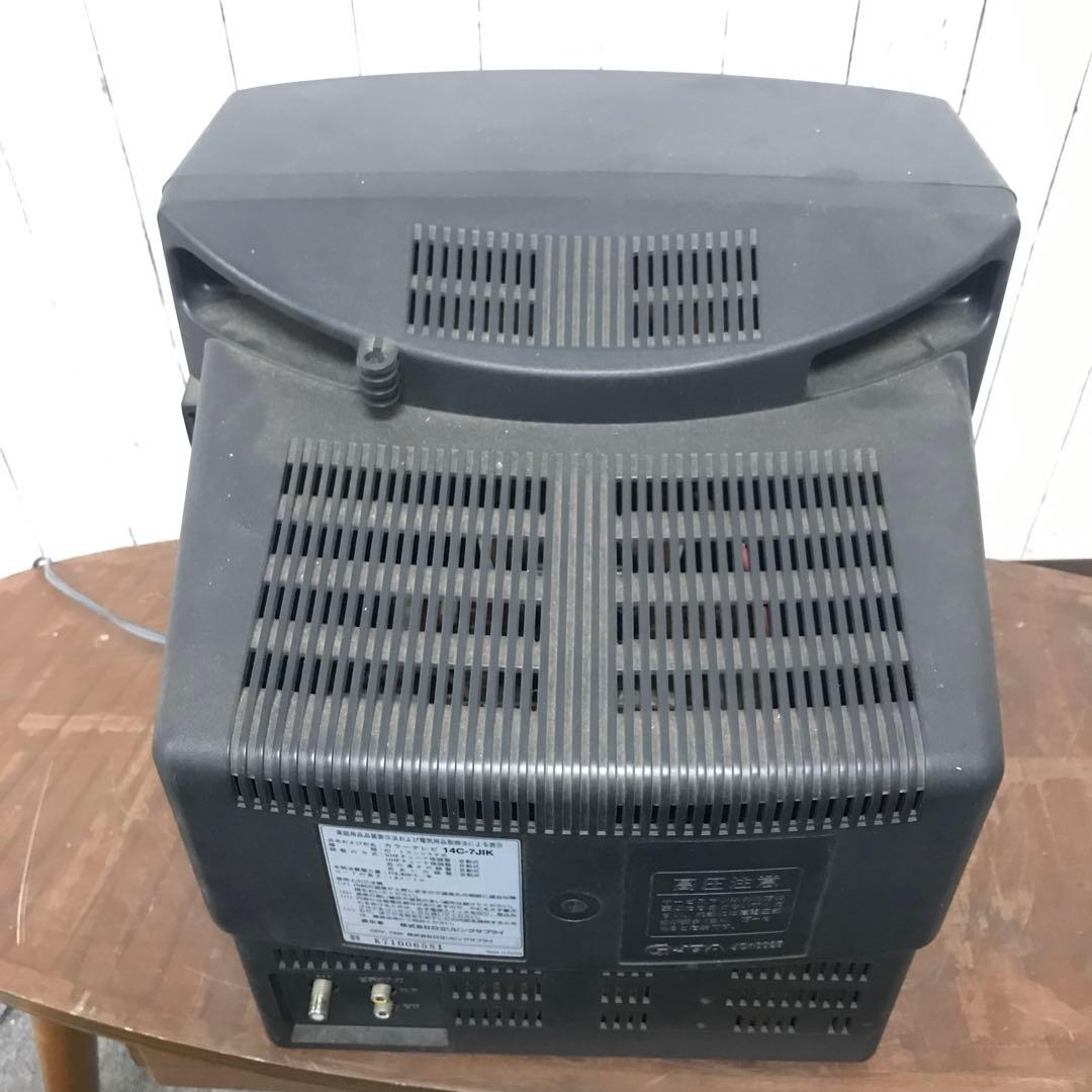 【美品】SHARP ブラウン管TV 14C-7JIK　インテリア　K