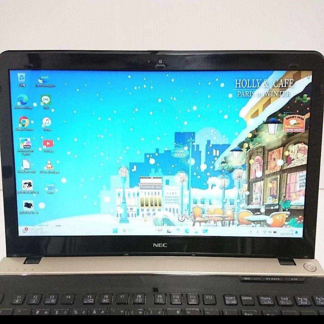 快適♪SSD240GB✨Windows11✨オフィス付きノートパソコン