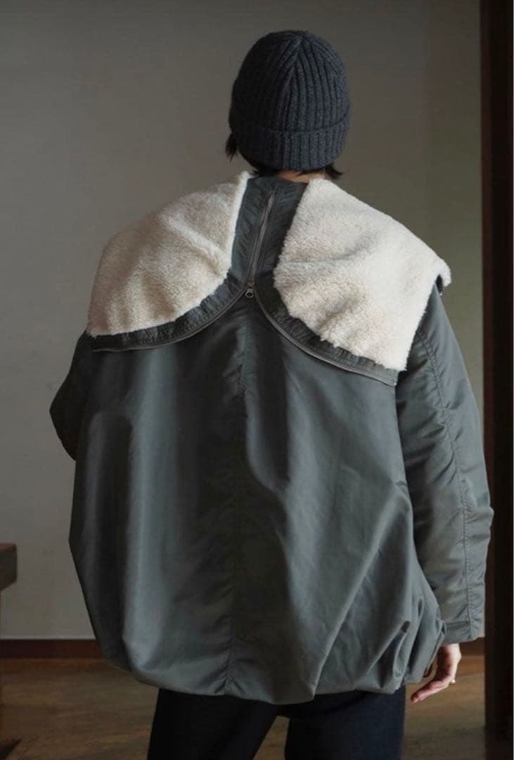 CLANE 美品 BALLOON DESIGN HOODED N3B