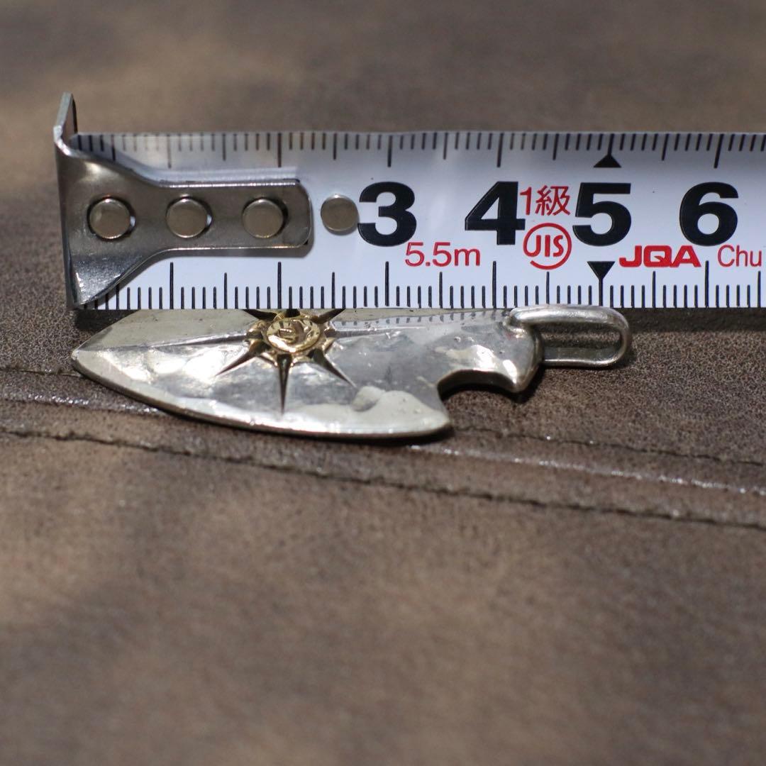 goro's ゴローズ 八本彫り ヤジリ 矢じり 大 K18