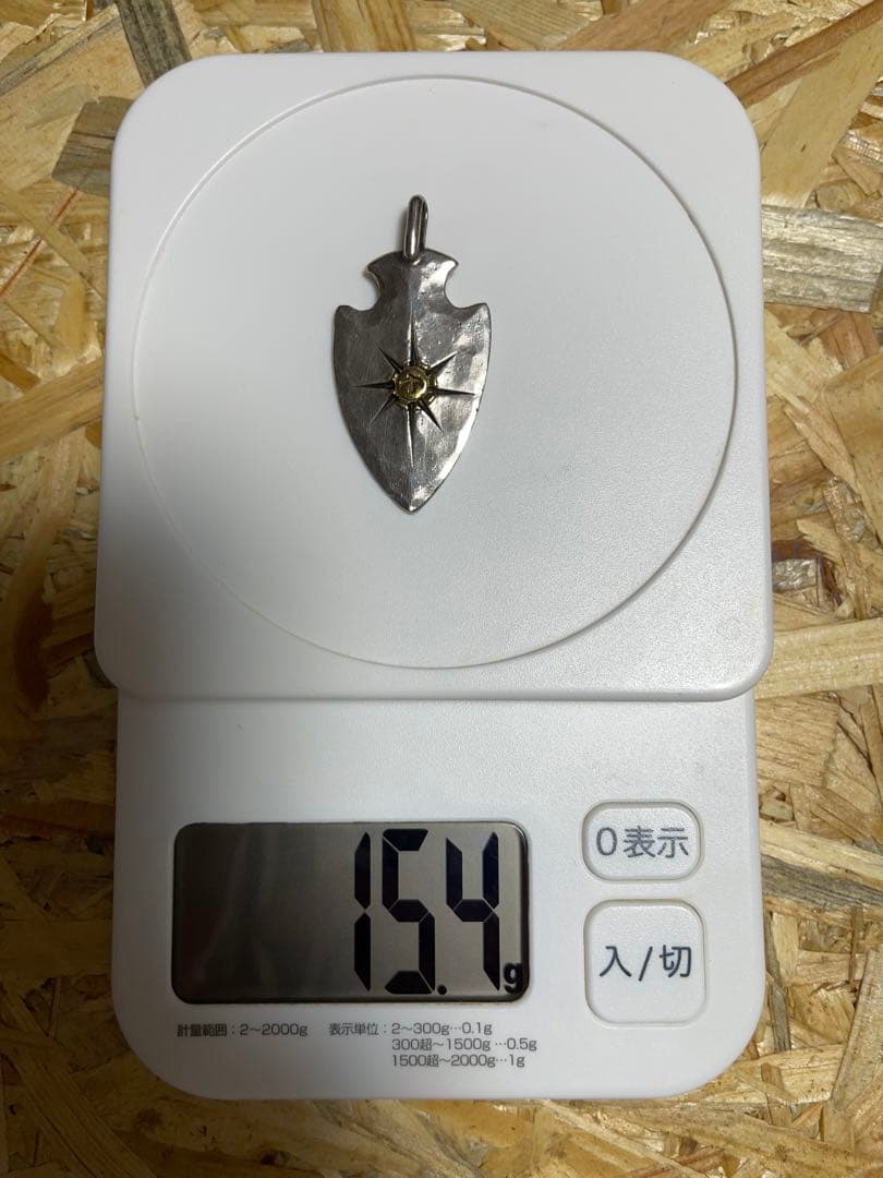 goro's ゴローズ 八本彫り ヤジリ 矢じり 大 K18