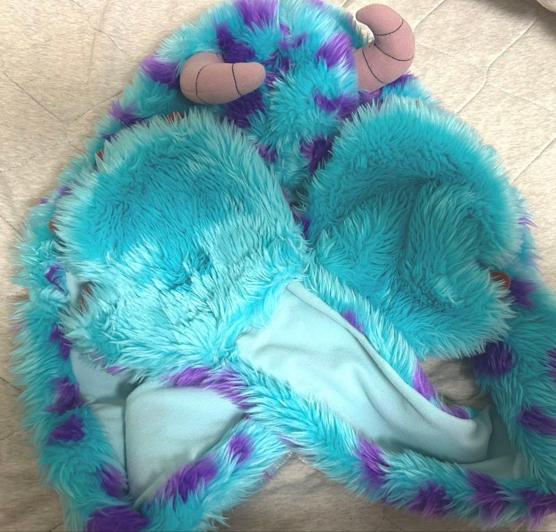 マフラーキャップ　モンスターズインク　サリー　ファンキャップ