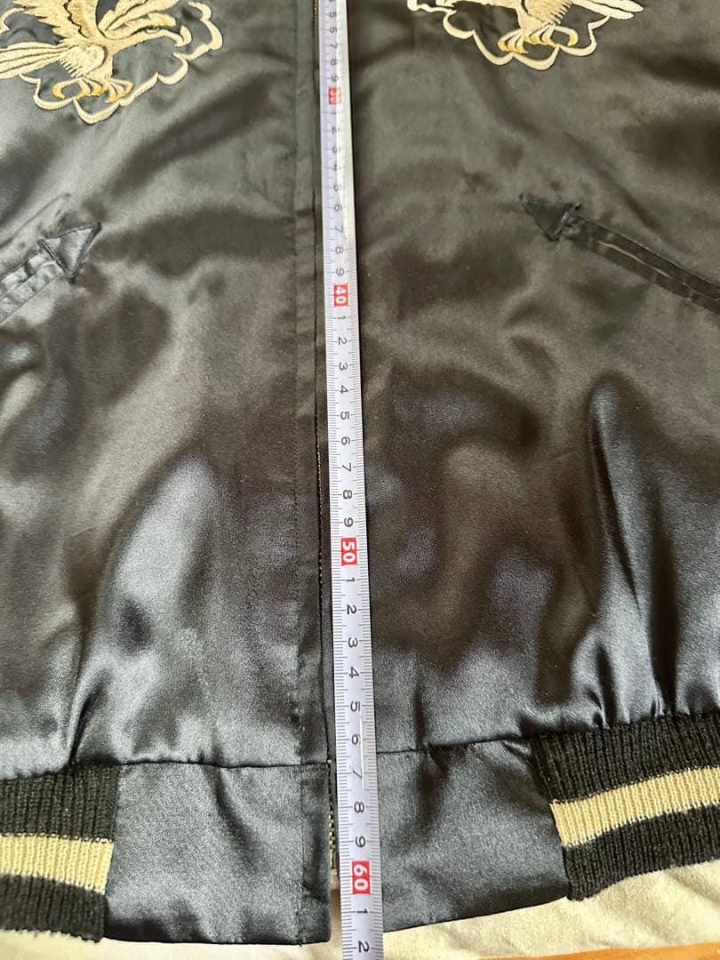 テーラー東洋 スカジャン　龍✖️鹿　ブラック　グリーン