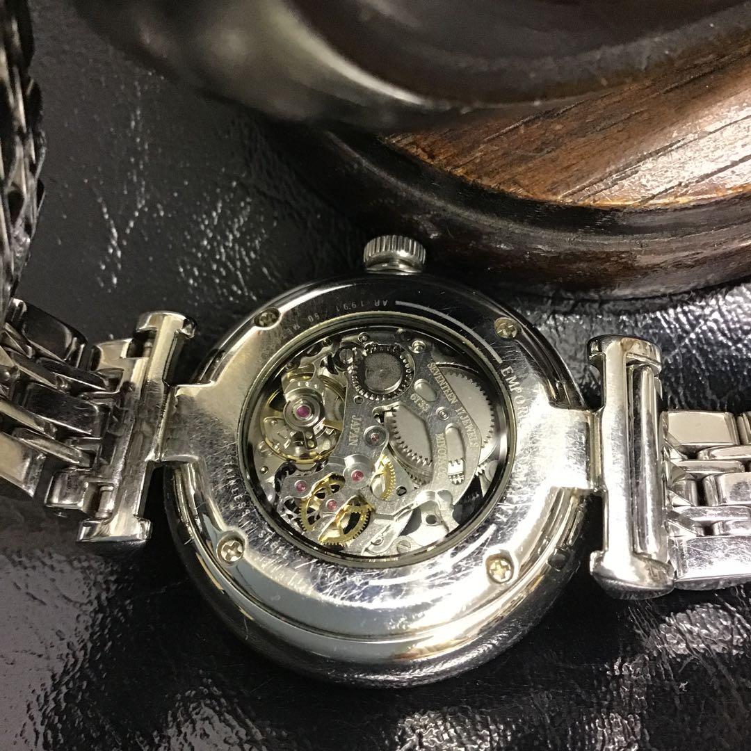 ❣️Emporio Armani❣️エンポリオアルマーニ　手巻き スケルトン腕時計