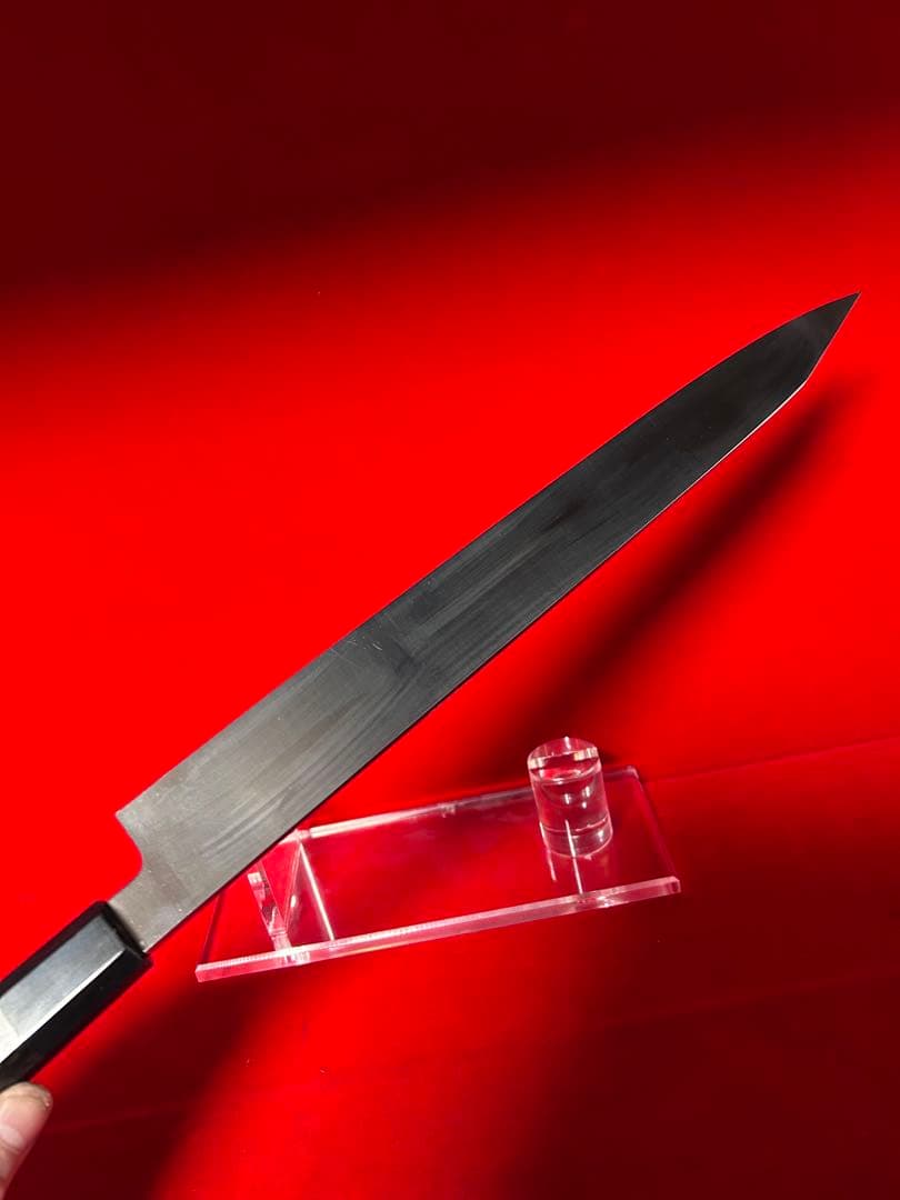 包丁　飛燕型切付　尺　鏡面仕上げ　切味抜群　箱付　未使用品