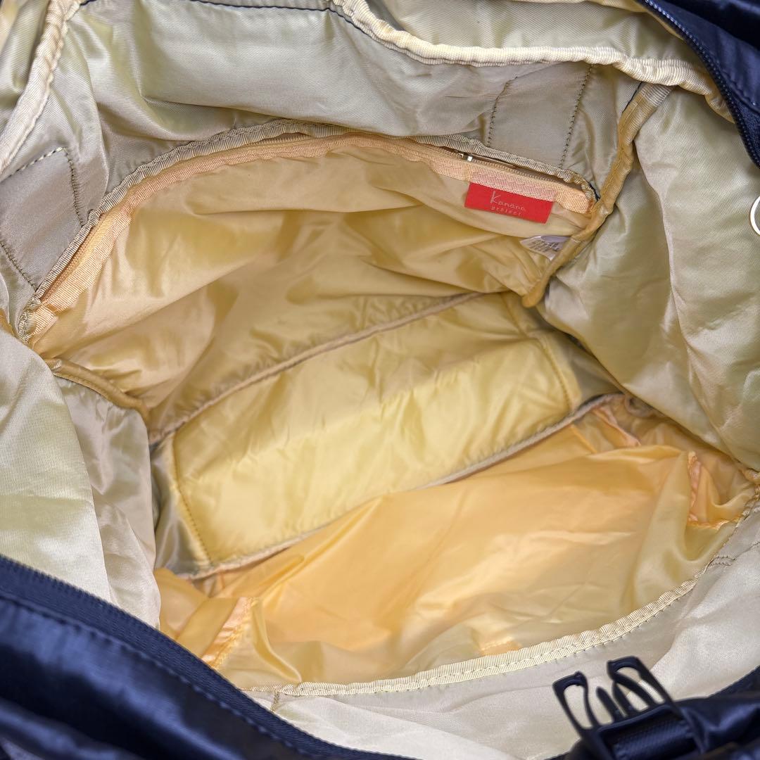 新品タグ付き！カナナプロジェクト リュック 2way マザーズバッグ 黒