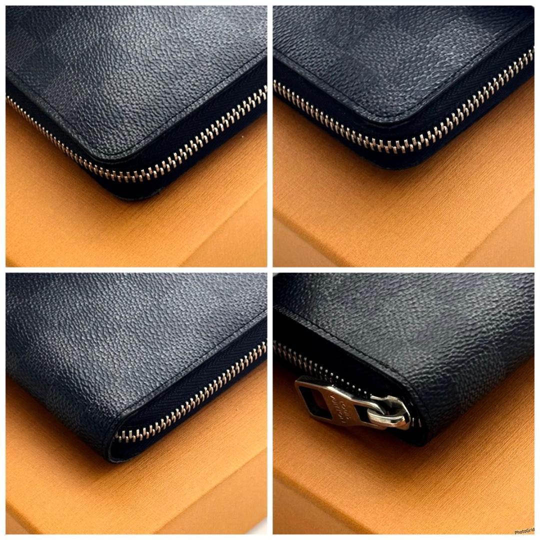 【最高級美品】ルイヴィトン ダミエグラフィット ジッピーオーガナイザー 長財布