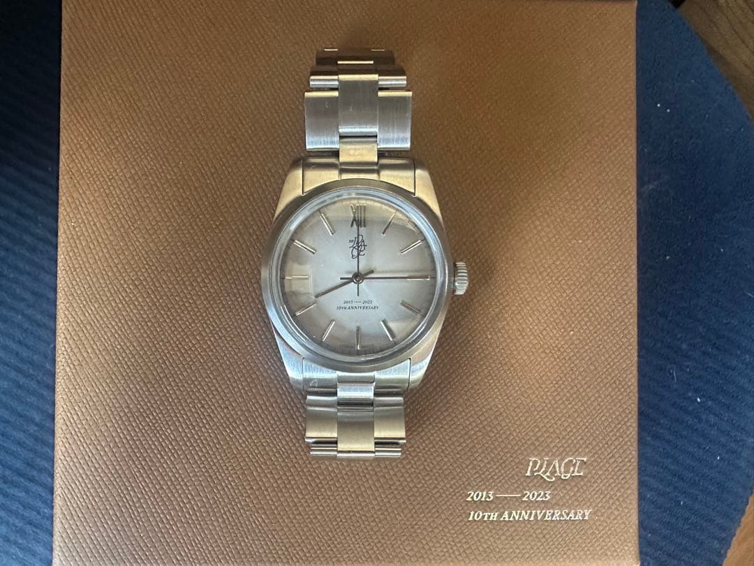 ★Plage★10th ANNIVERSARY シルバー腕時計