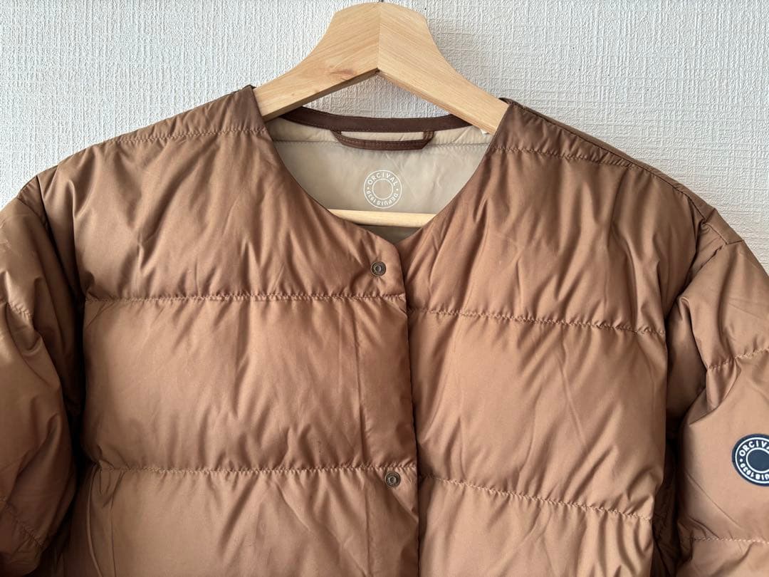 専用です　ORCIVAL オーシバル　ラウンドネック ロング ダウンコート　2