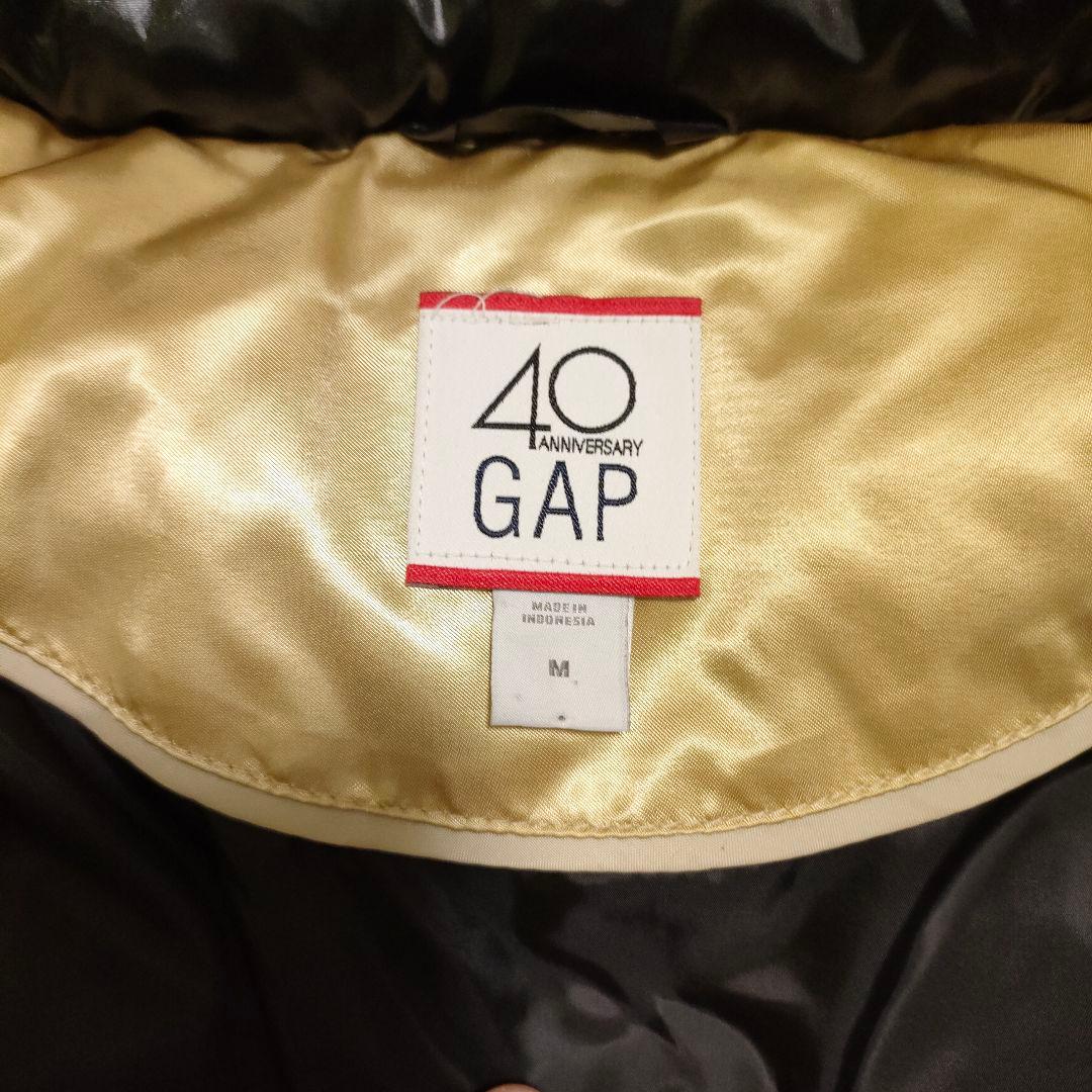 美品* GAP 40周年限定 ダウンベスト ファーフード 脱着 2way