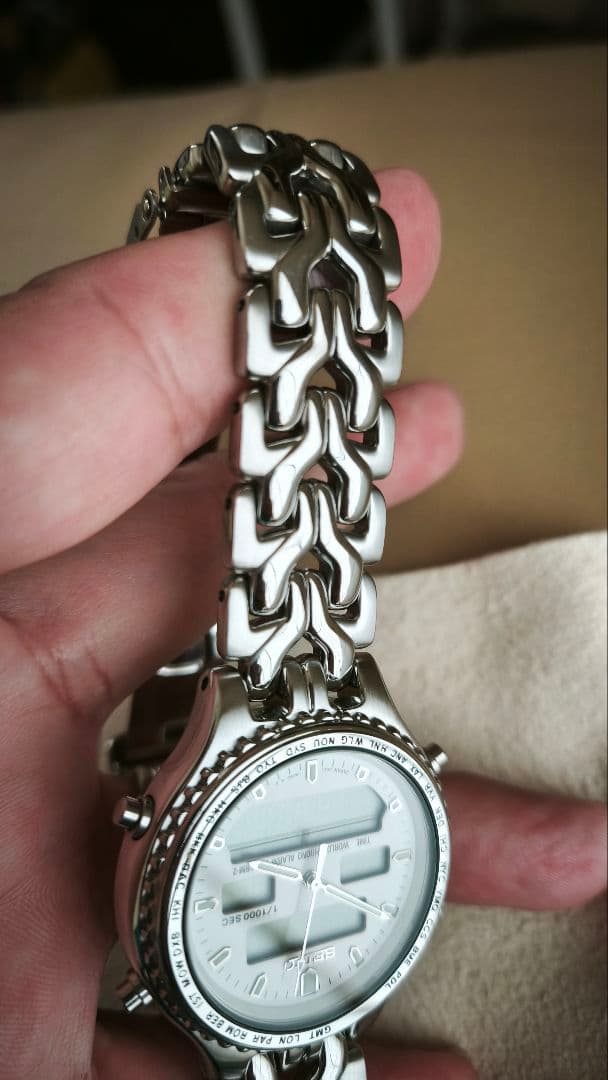 SEIKO セイコー H021-8050 アナデジ QZ 超美品　新品電池