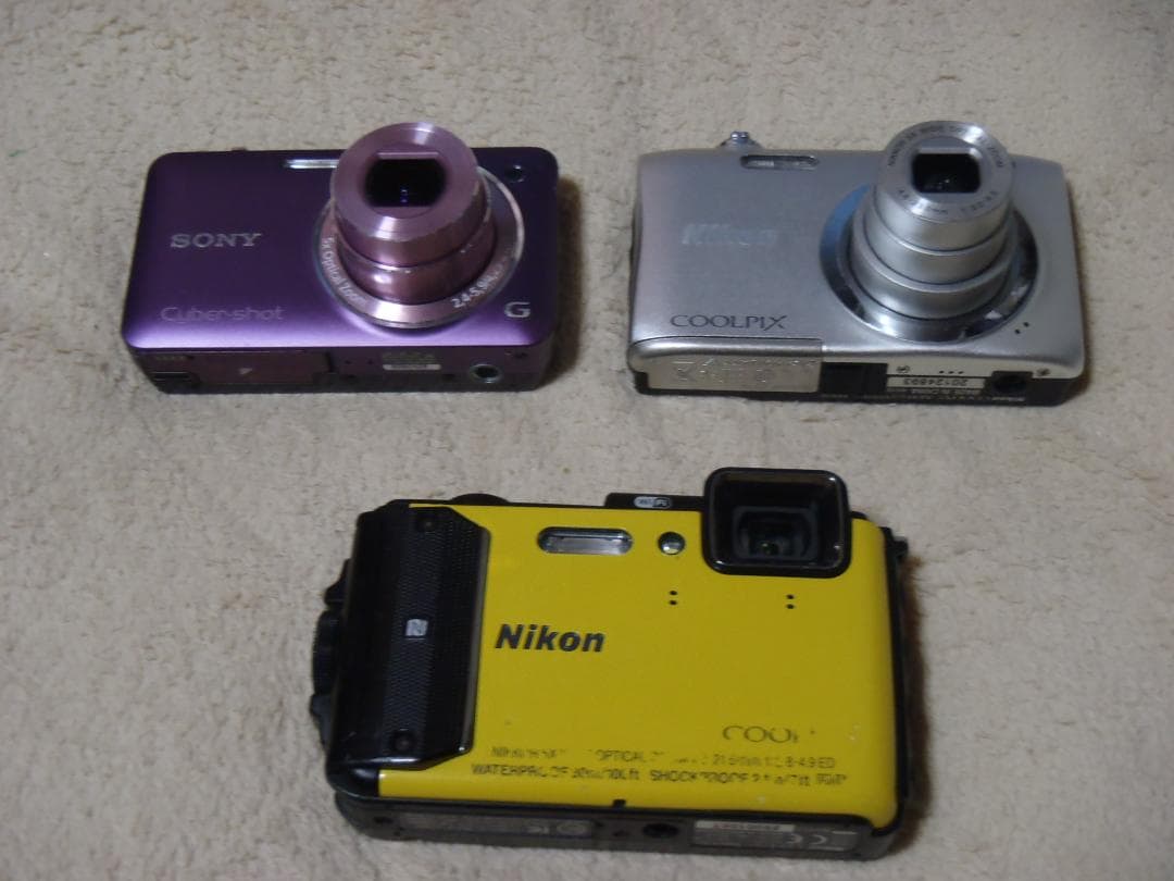⭕️デジカメ❤️２台セット★各メーカー揃い★今は、バッテリー付き