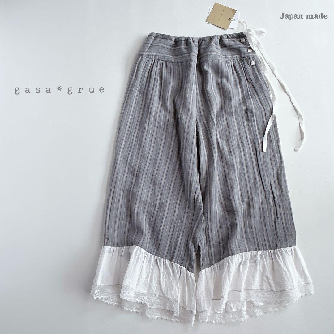 gasa grue ⿻ 【 新品 タグ付き 】 コットン ペチパンツ レース 春